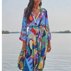 NWT Farm Rio Tropical Kimono